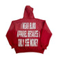 Red OSM hoodie